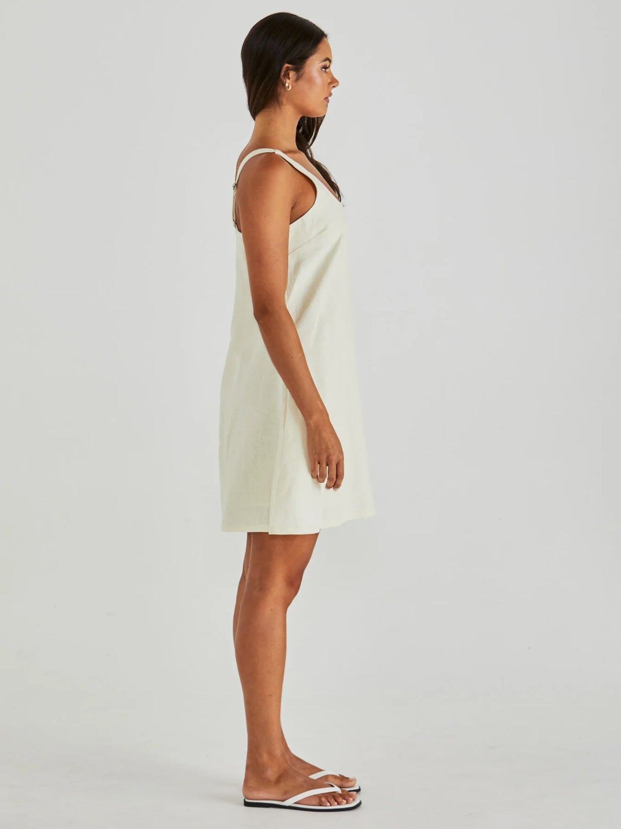VIENNE MINI SHIFT DRESS - BUTTER YELLOW