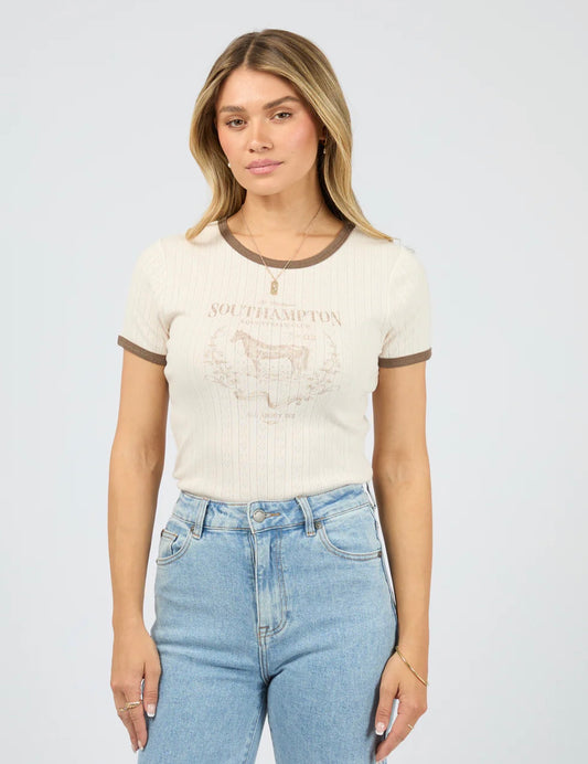 SOUTHAMPTON BABY TEE VANILLA