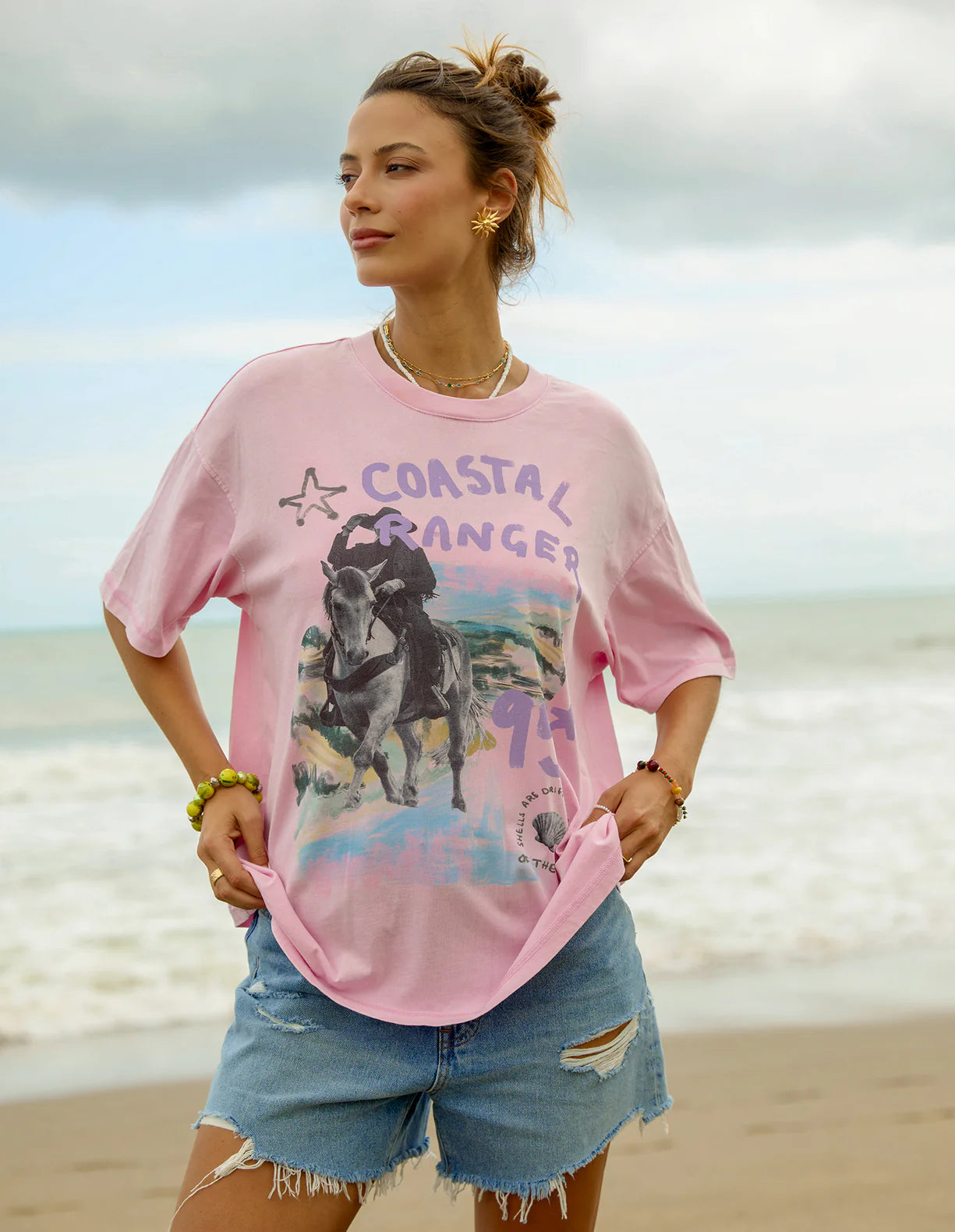 Coastal Ranger Tee Bubblegum Pink