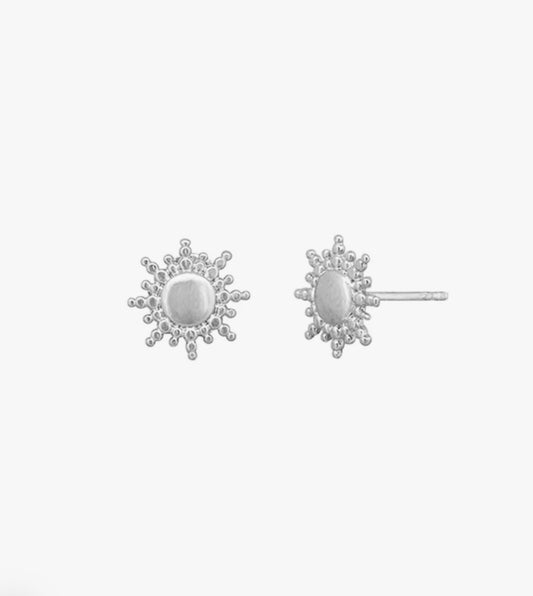 LAZULI STUDS - SILVER