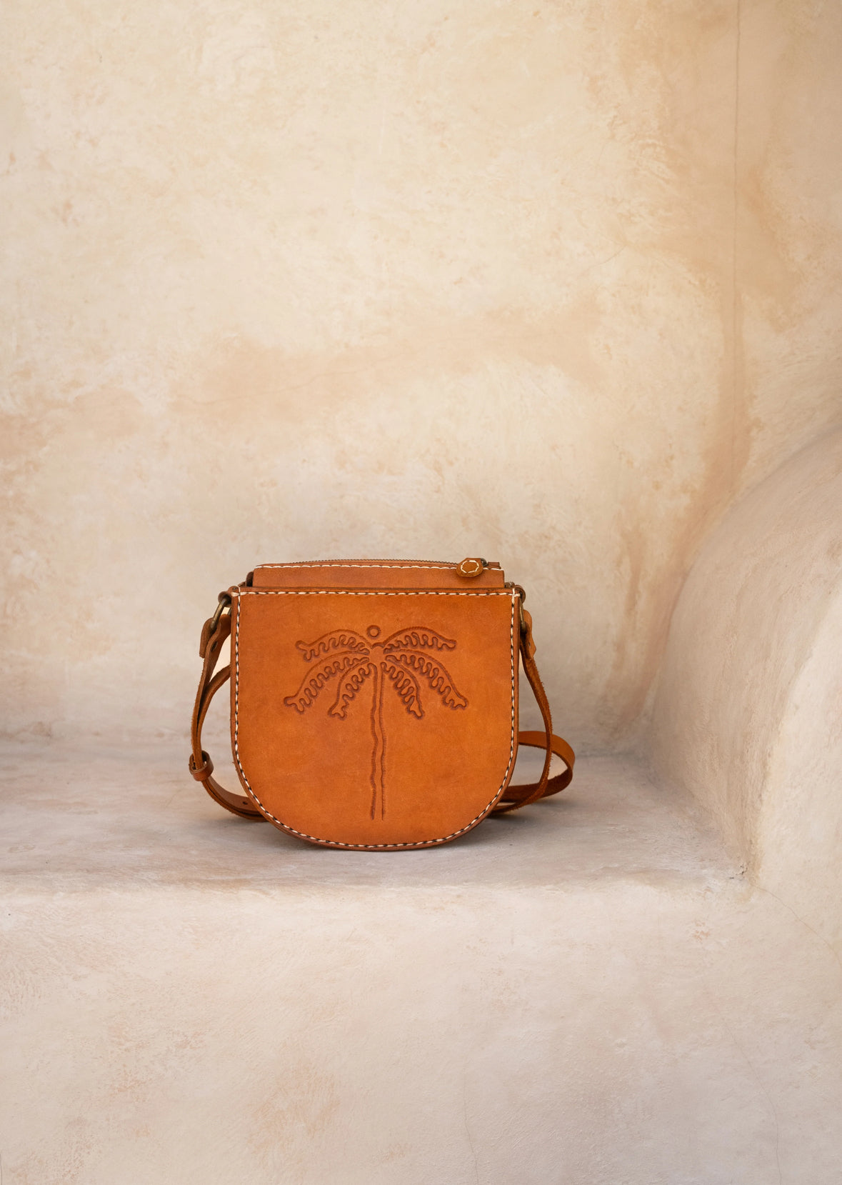 PALMS CROSSBODY - VINTAGE TAN