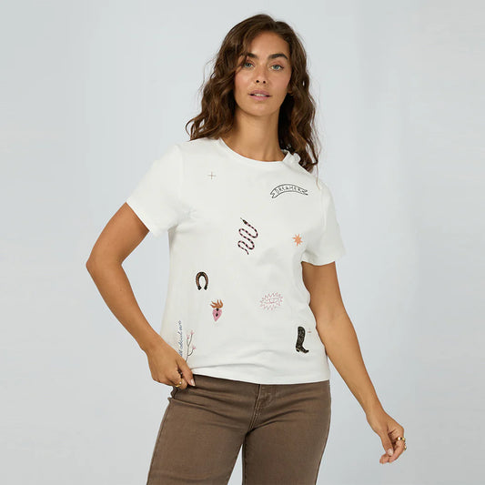 WESTERN DREAMER REGULAR TEE - VINTAGE WHITE