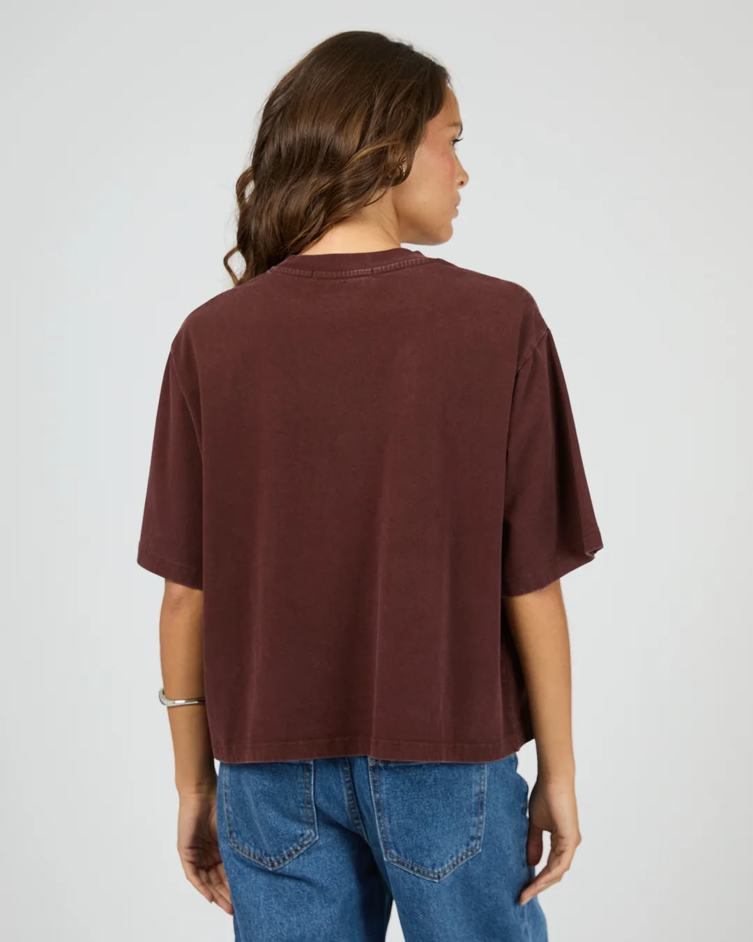 IN TIME RELAXED TEE CHERRY