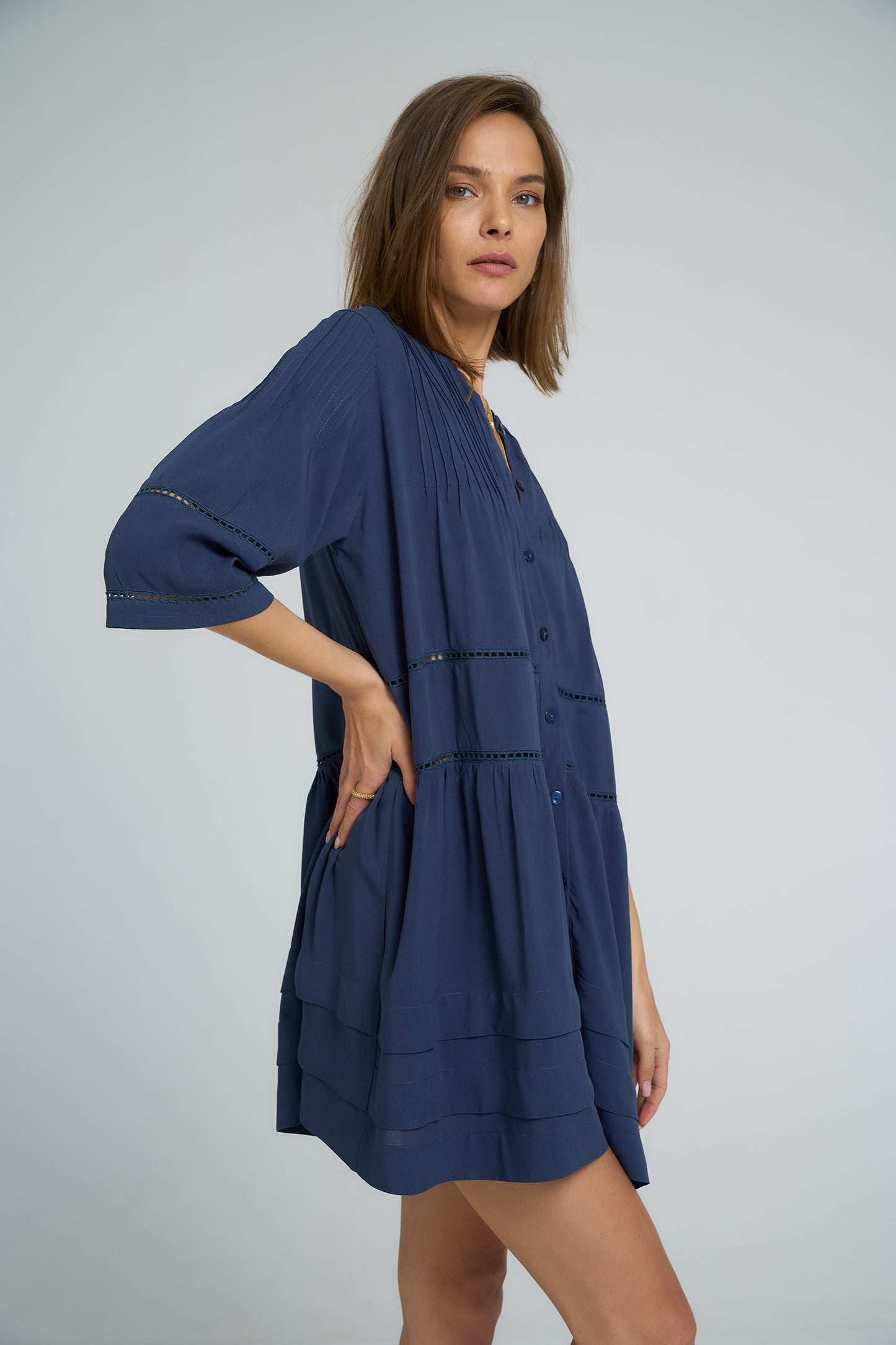 Lori Dress - Ocean Blue