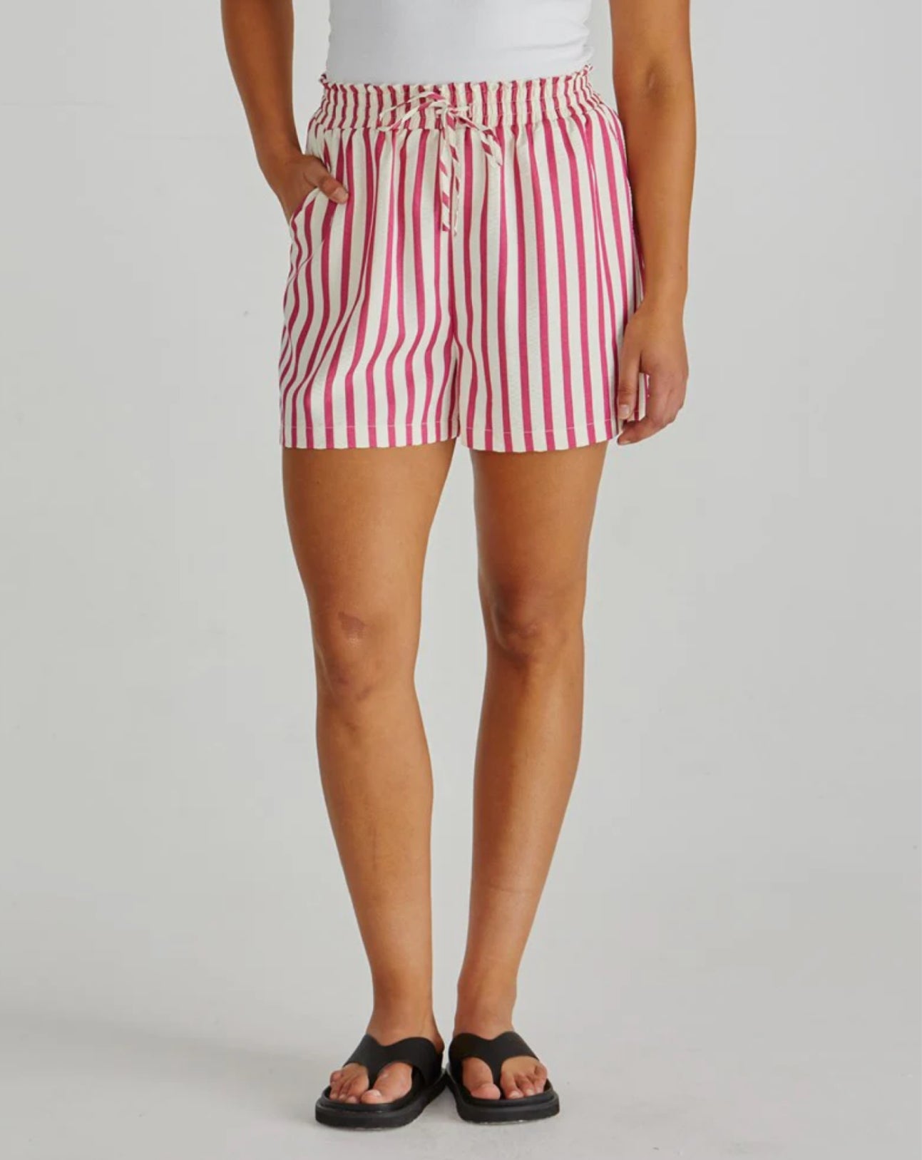 HENRI SHORT - PINK STRIPE