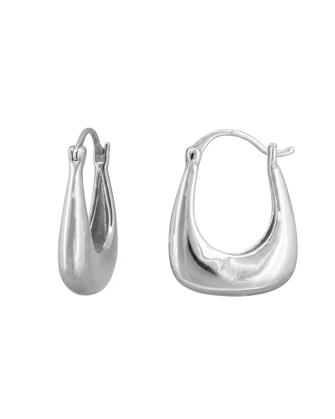 Candice Hoops - Silver