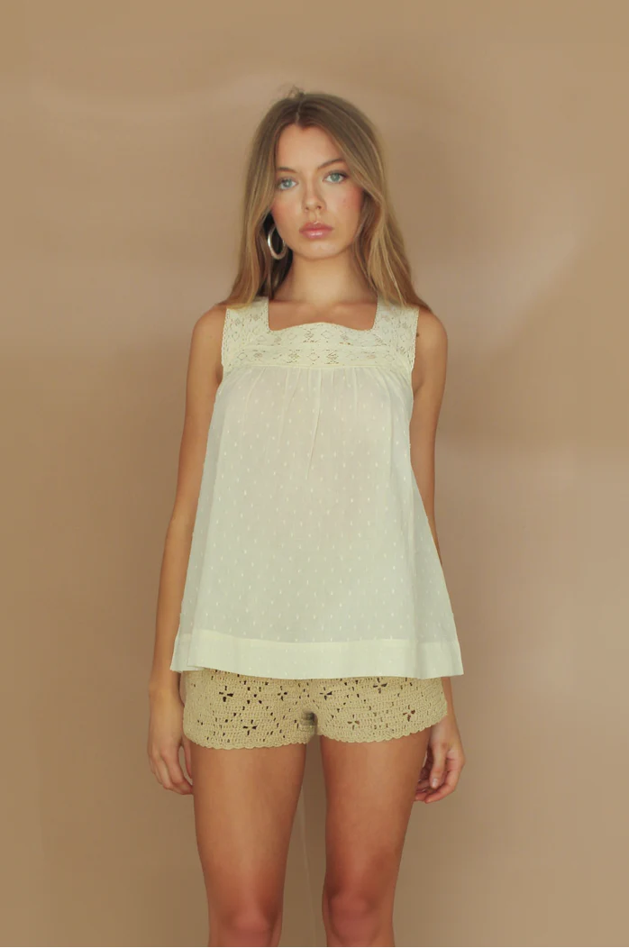 CAMILLE CAMI - CREAM