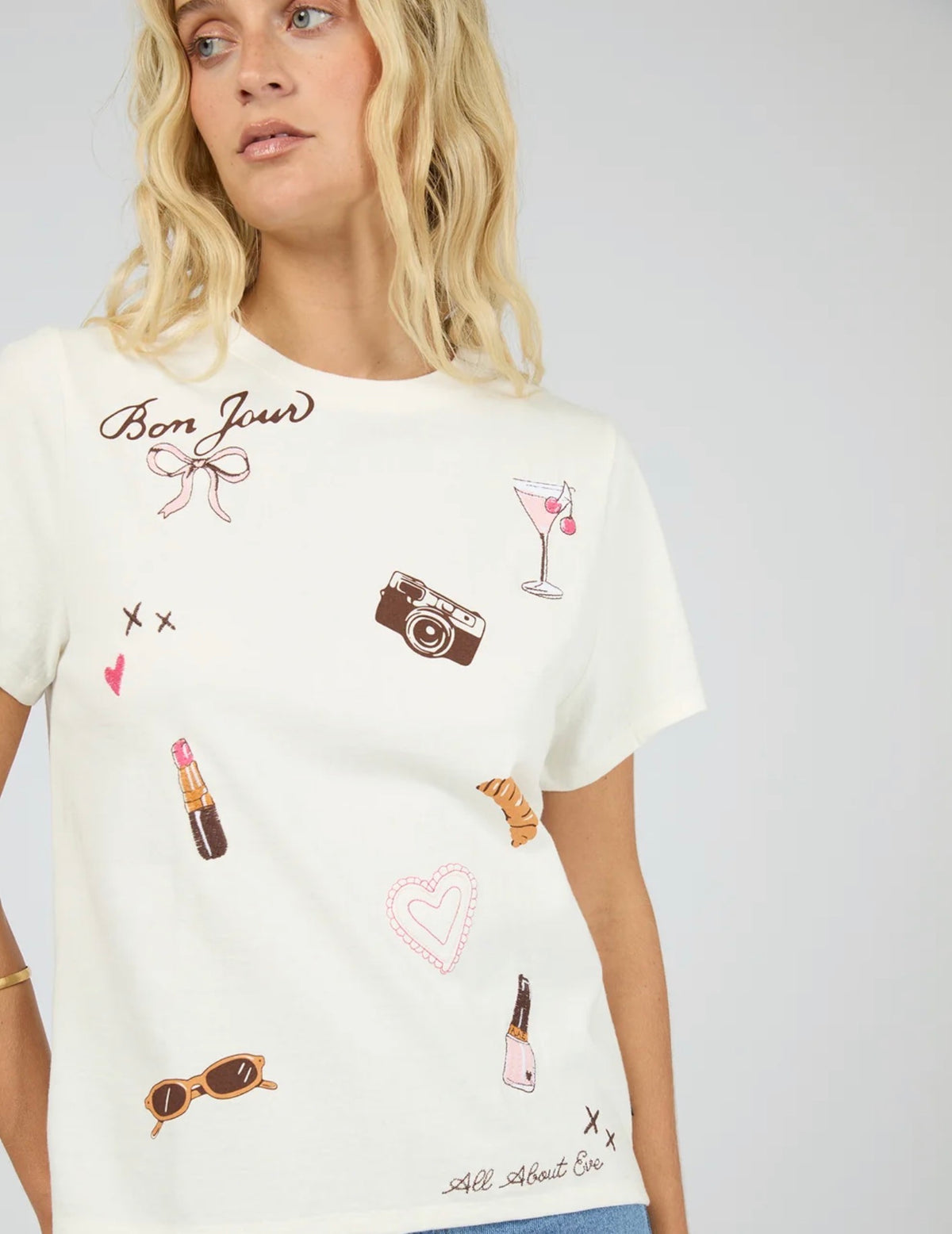 JOLIE REGULAR TEE VINTAGE WHITE