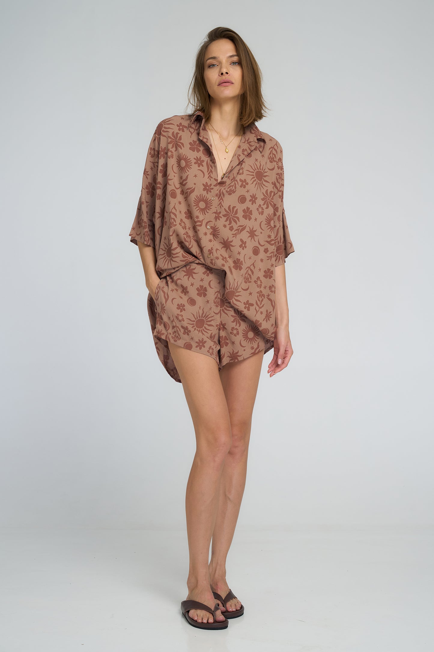 Georgie Shirt - Mystic Wisdom Rust
