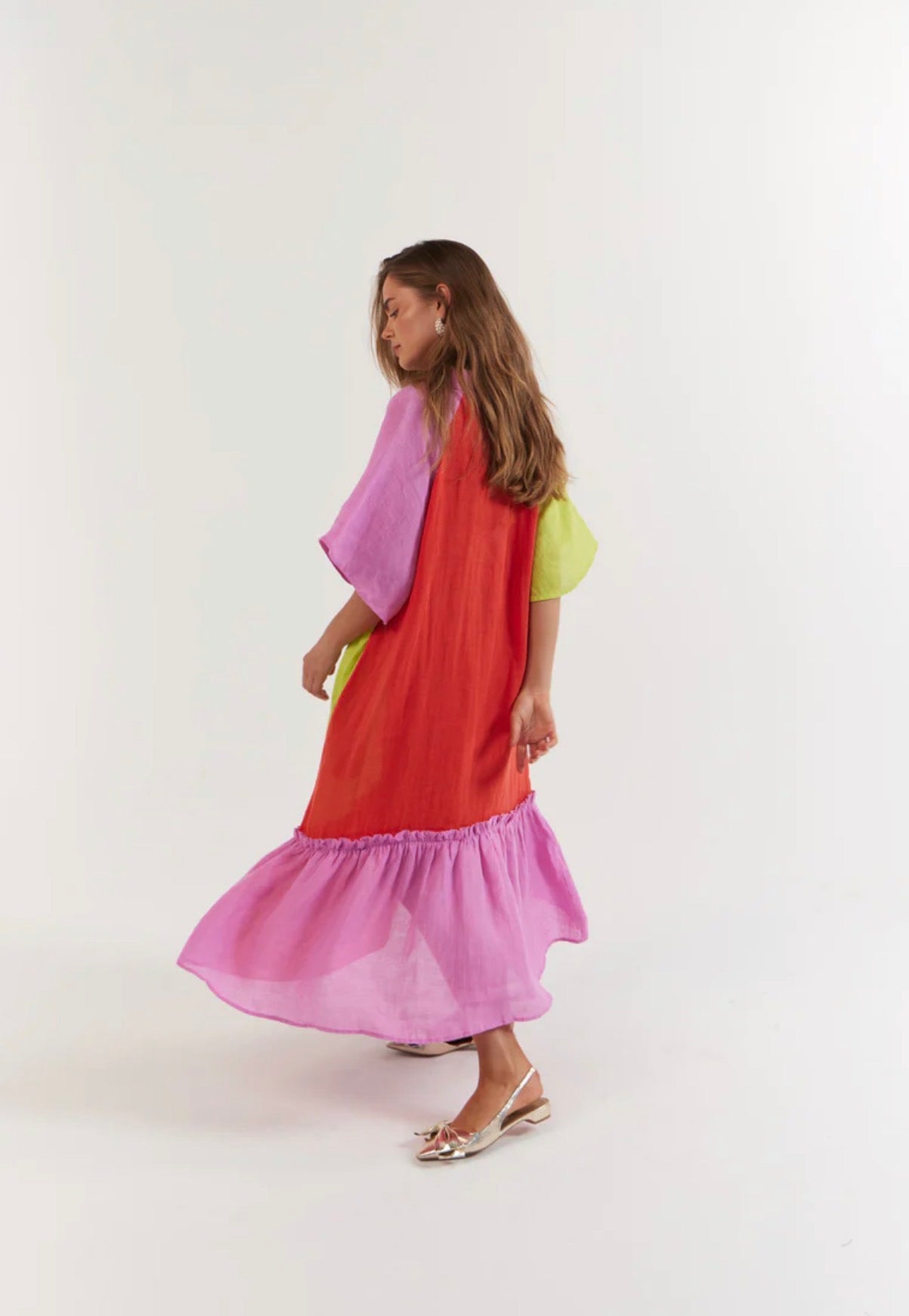 Moxie Midi Dress - Candy Stripe