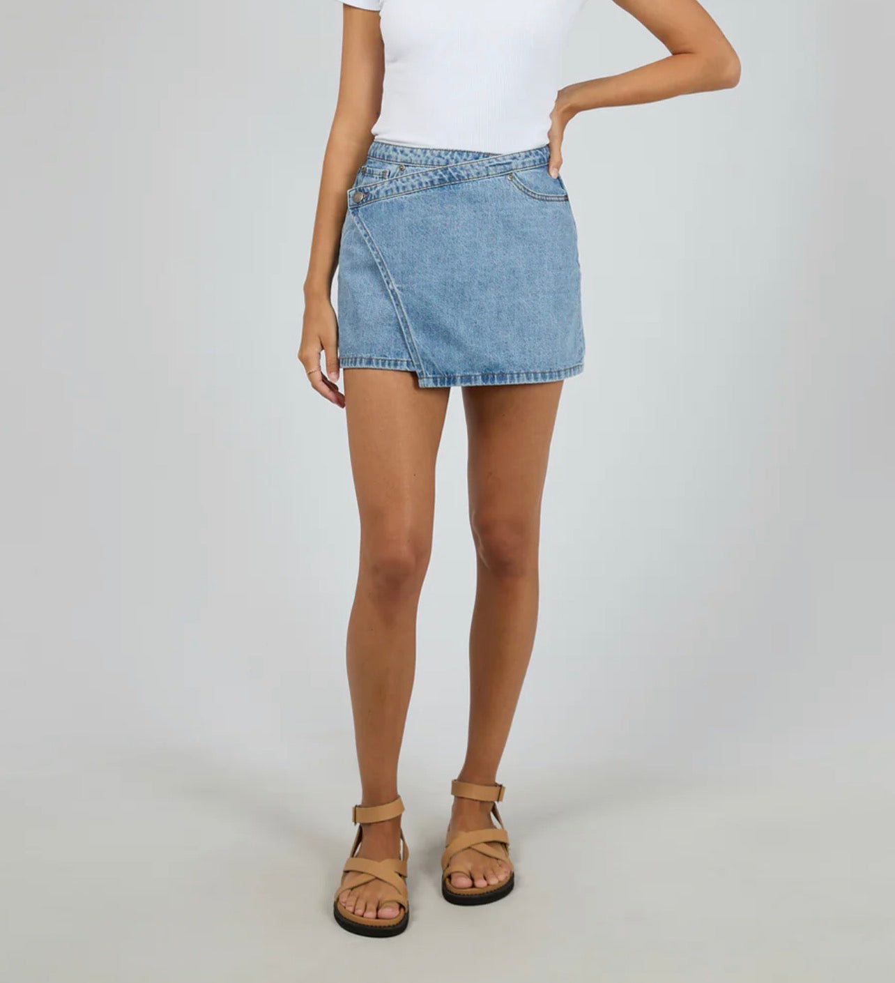 LENNI MINI SKORT LIGHT BLUE.