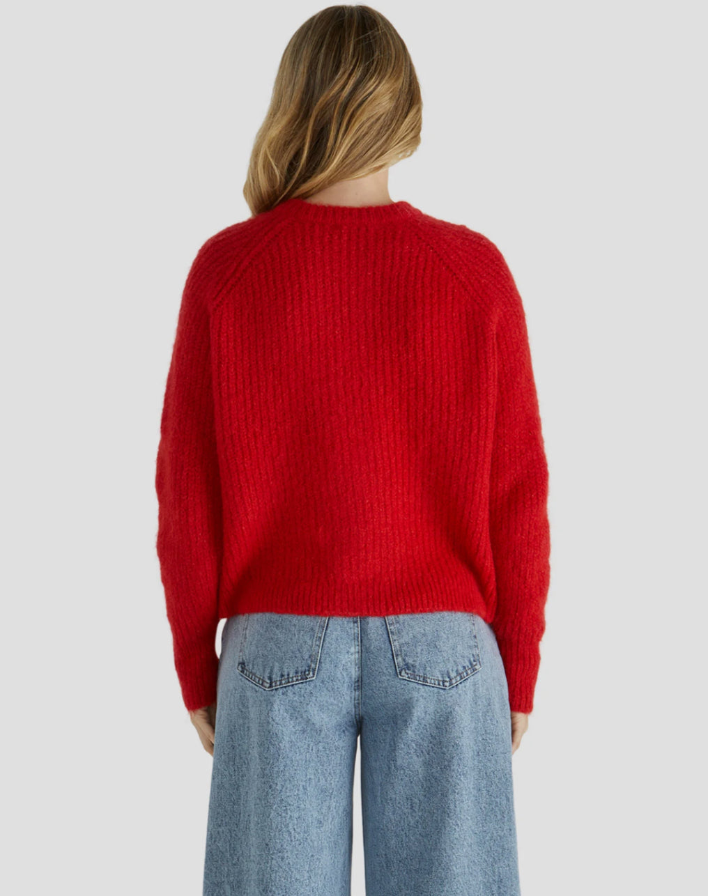 ROMEE CARDI - POPPY RED