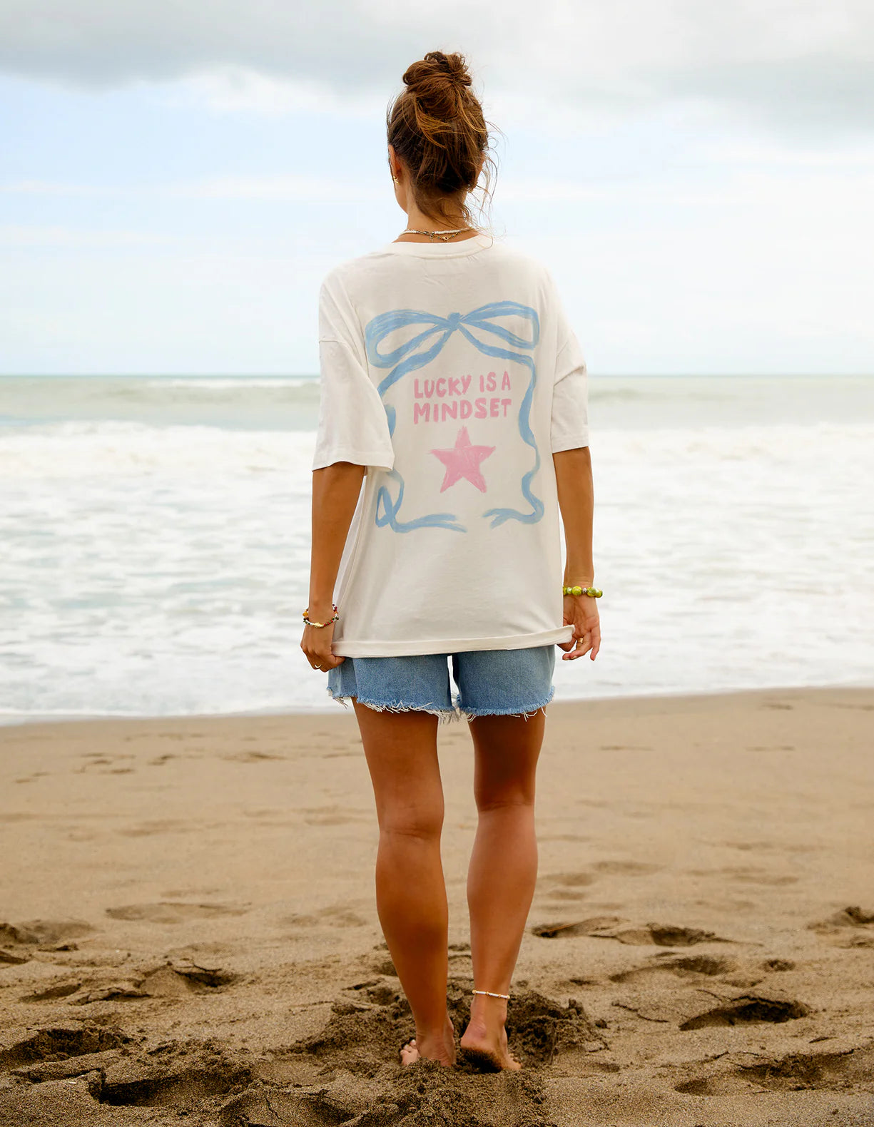 Lucky Star Tee White