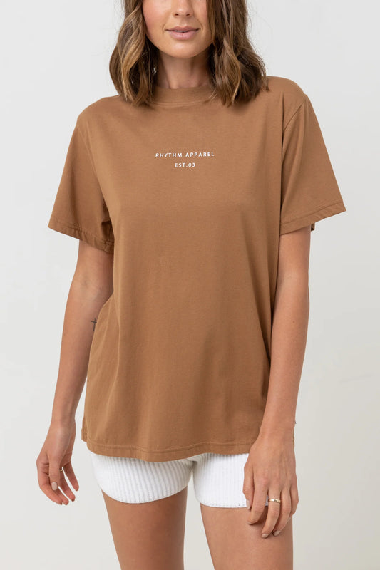 Classic Brand Tee - Caramel