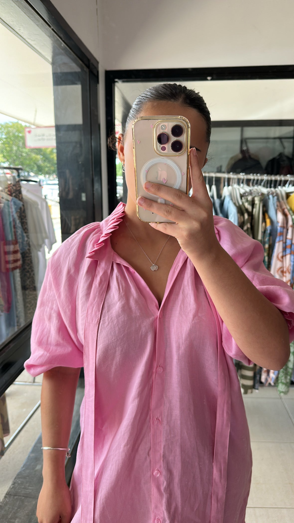 Tilly Dress - Sachel Pink