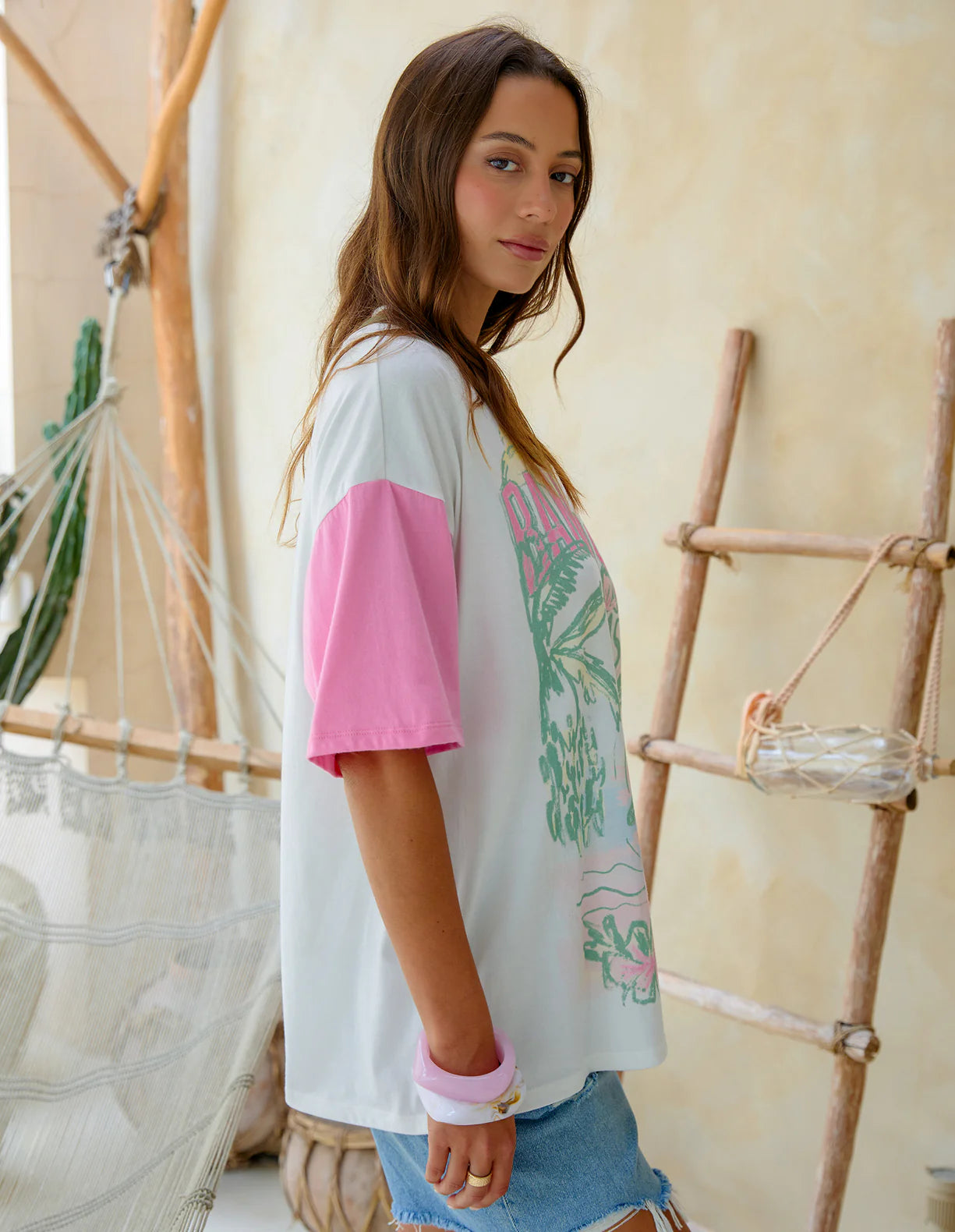 Bananas Bahamas Tee White