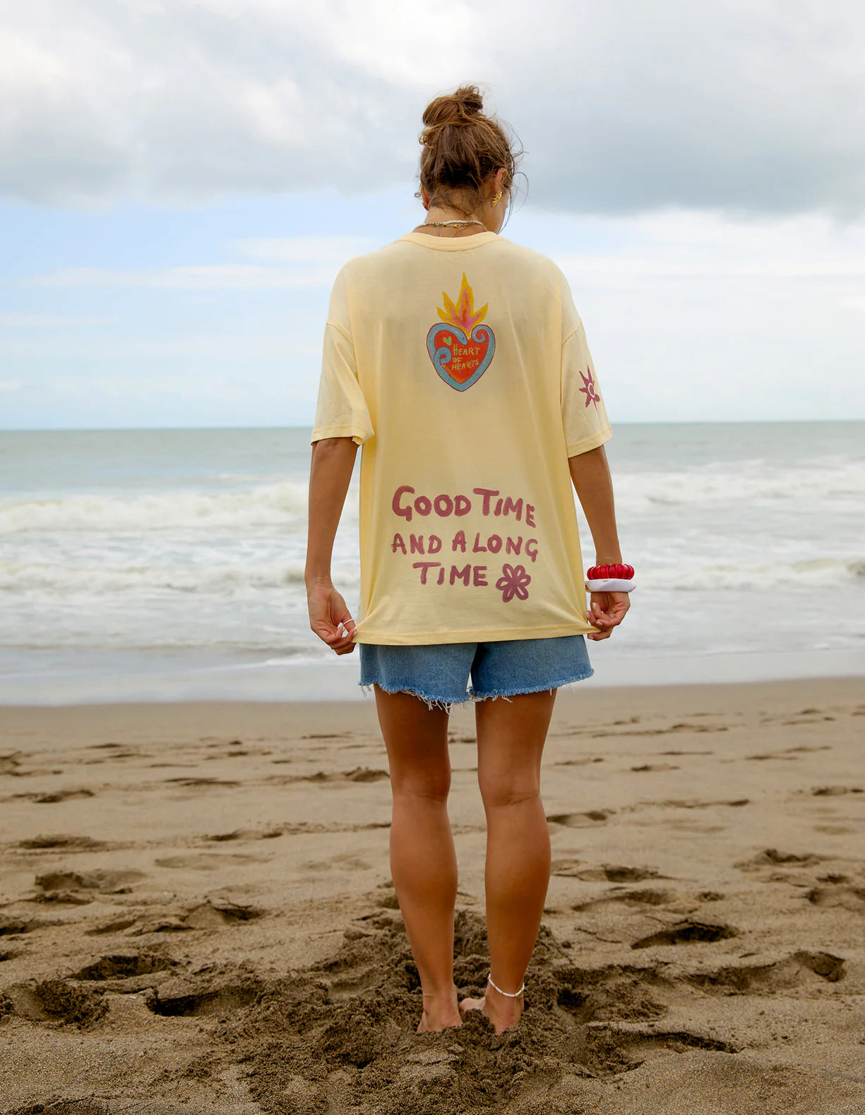 Heart Of Hearts Tee Lemon