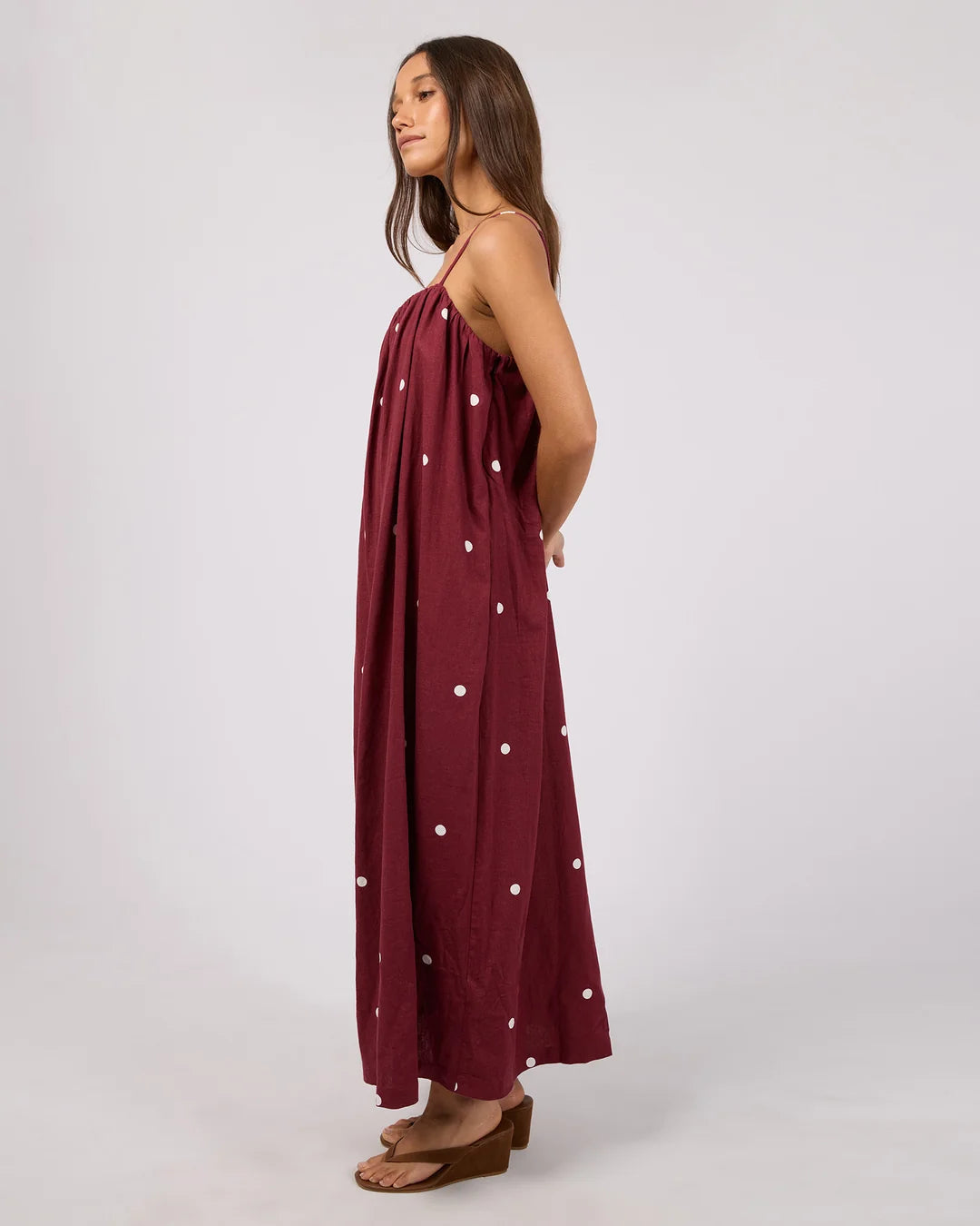 BORDEAUX MAXI DRESS CHERRY