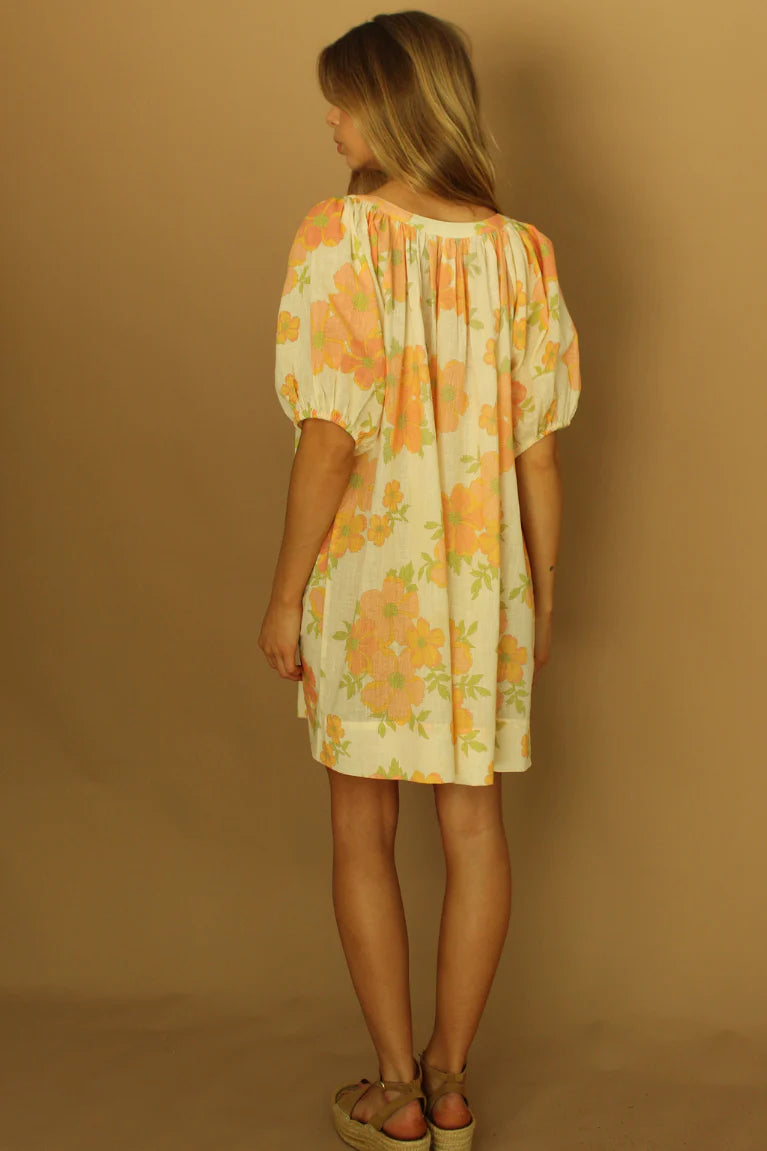 JULIETTE SMOCK DRESS - BLOOM
