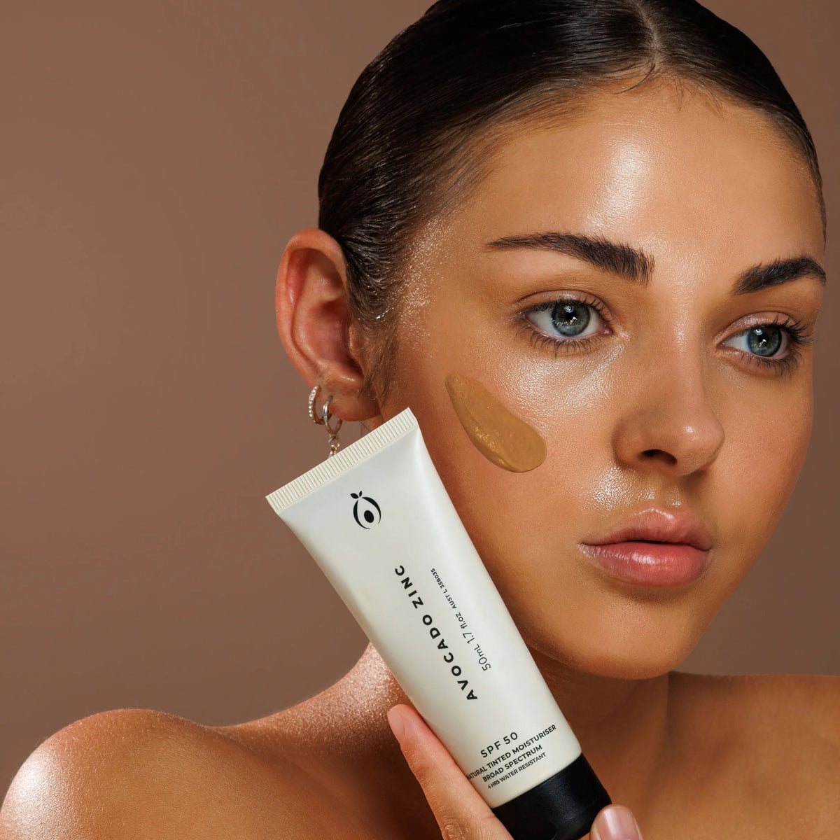 SPF 50 Natural Tinted Moisturiser - medium dark