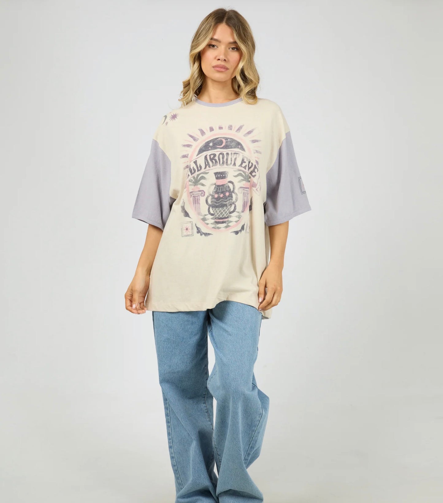 MOONDUST OVERSIZED TEE VANILLA