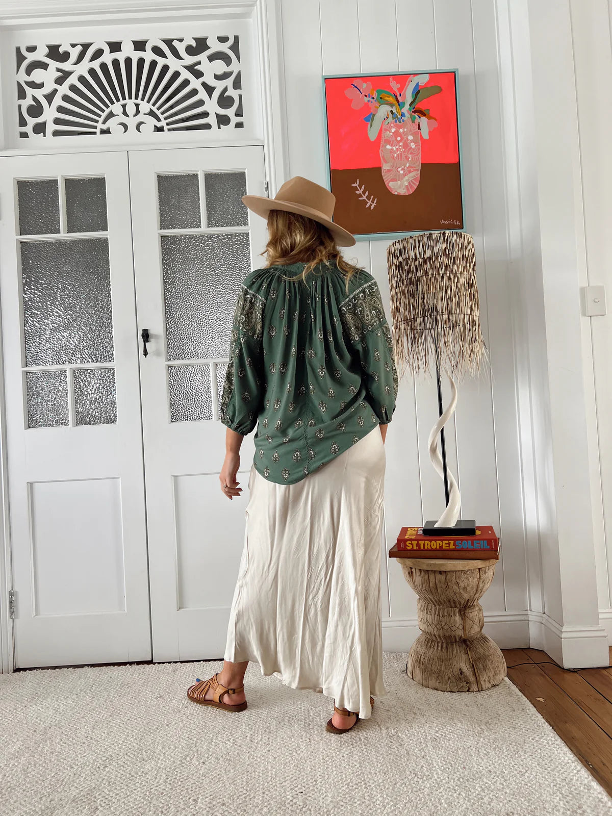 MONTIE BLOUSE - VIRIDIAN