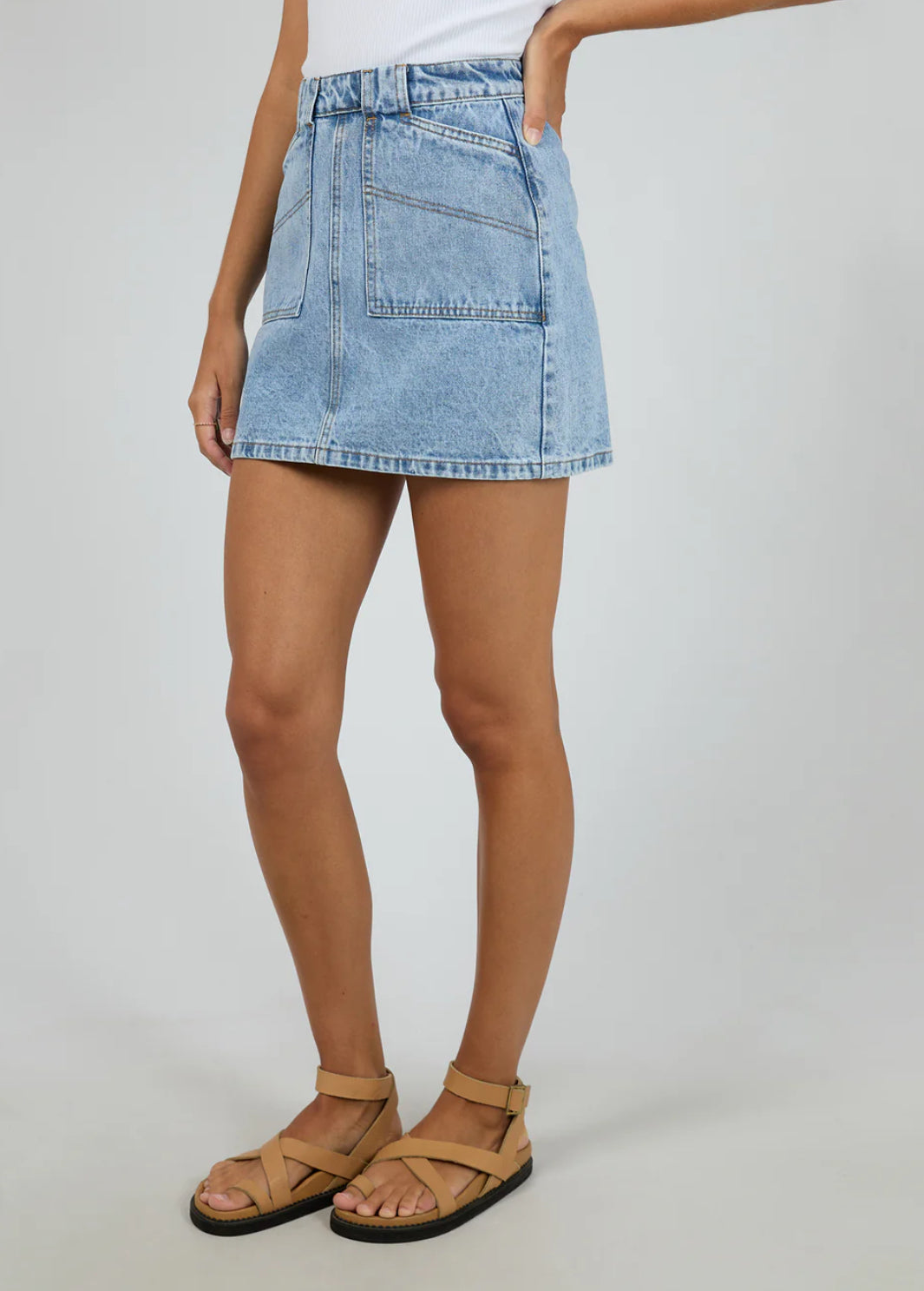 BECCA SKIRT LIGHT BLUE