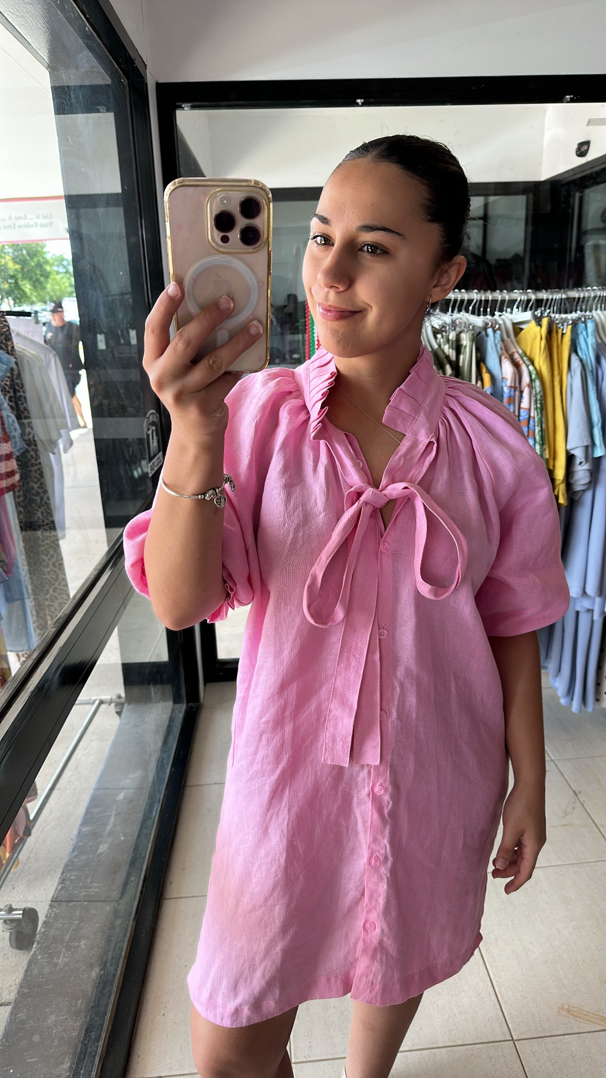 Tilly Dress - Sachel Pink