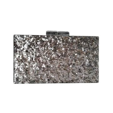Acrylic Clutch - Silver