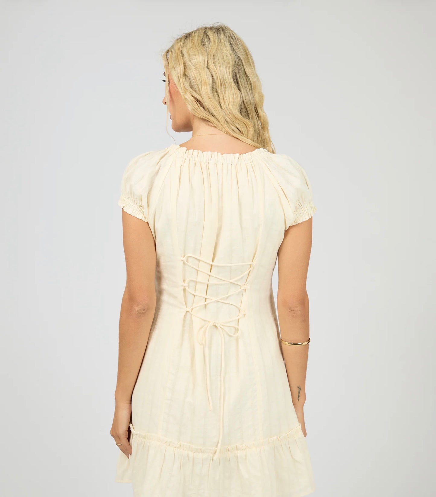 SHAYAN MINI DRESS YELLOW