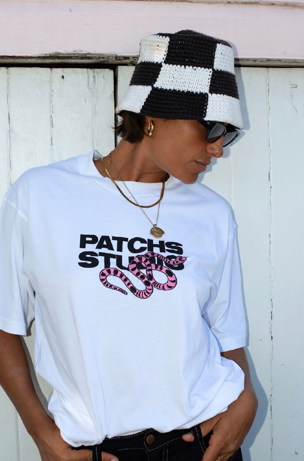 PATCHS Studio - Pink Snake Tee