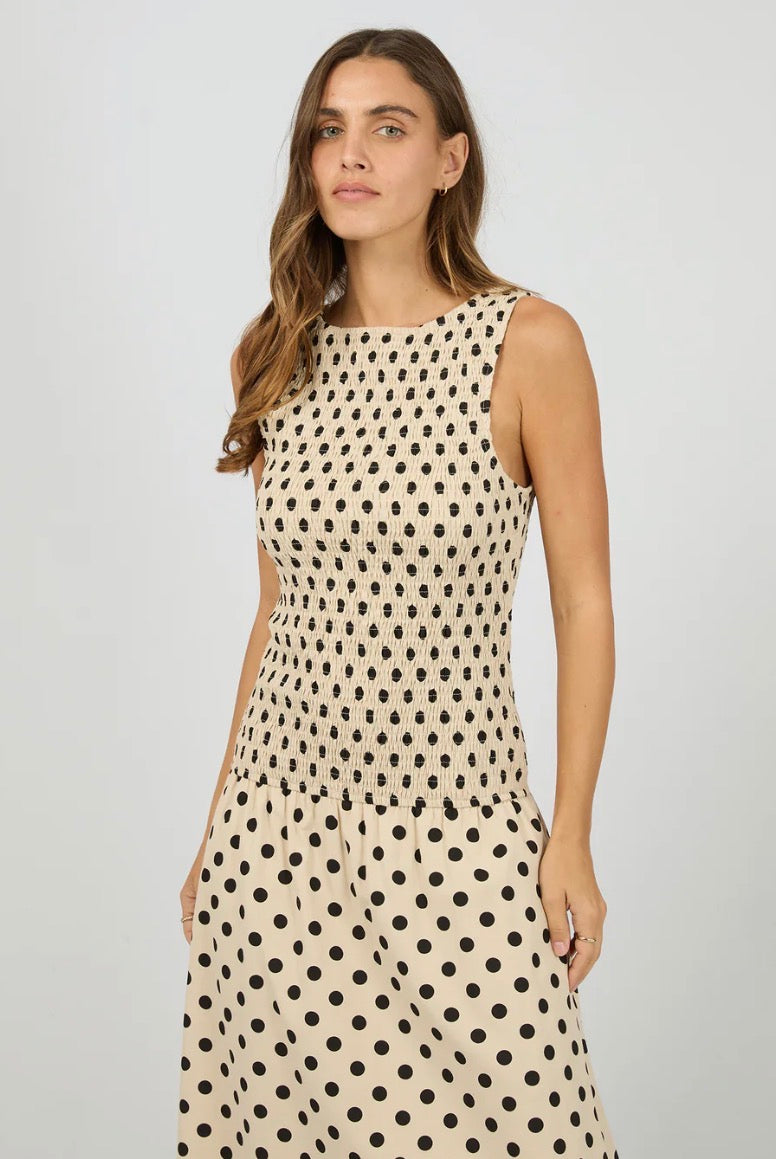 NIEVE MAXI DRESS NATURAL