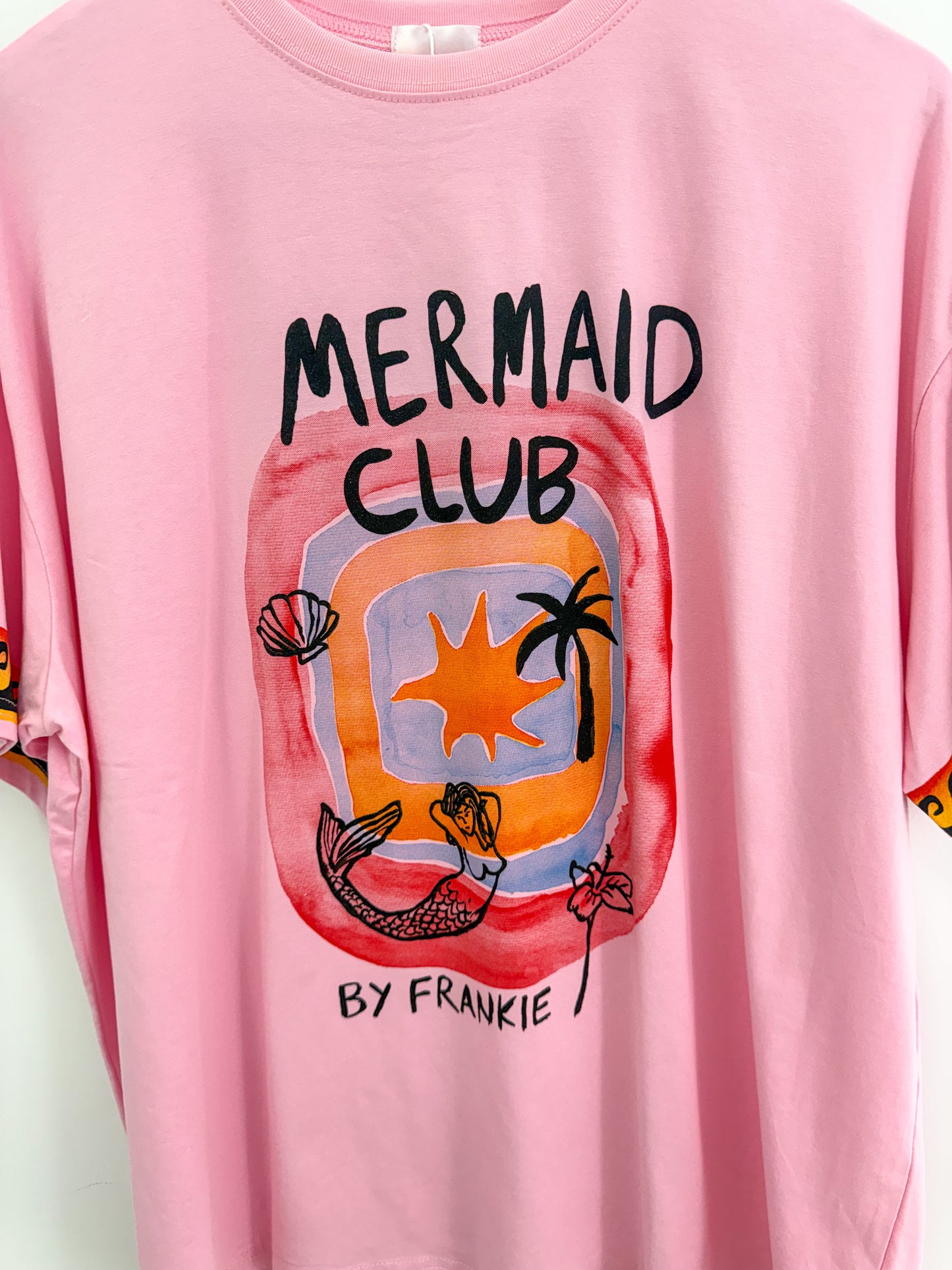 Mermaid Club Oversized Tee