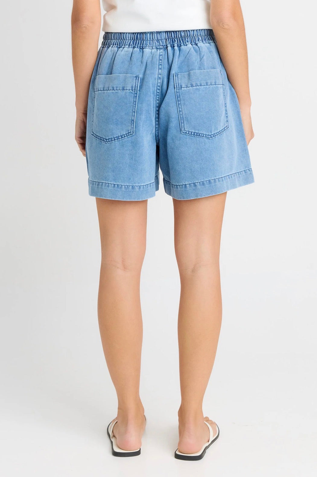 Quinn Cotton Short - Blue Medium