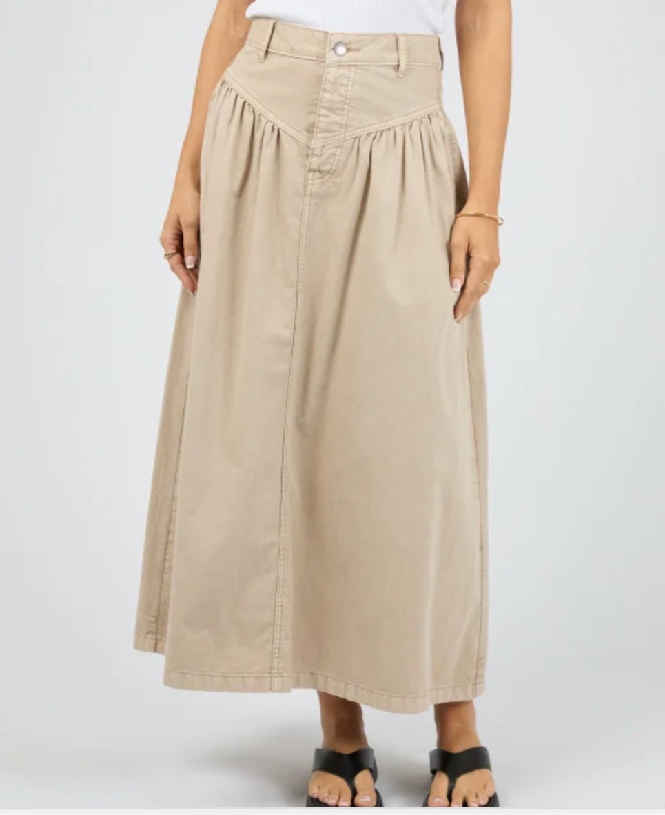 Arlo Maxi Skirt - Beige