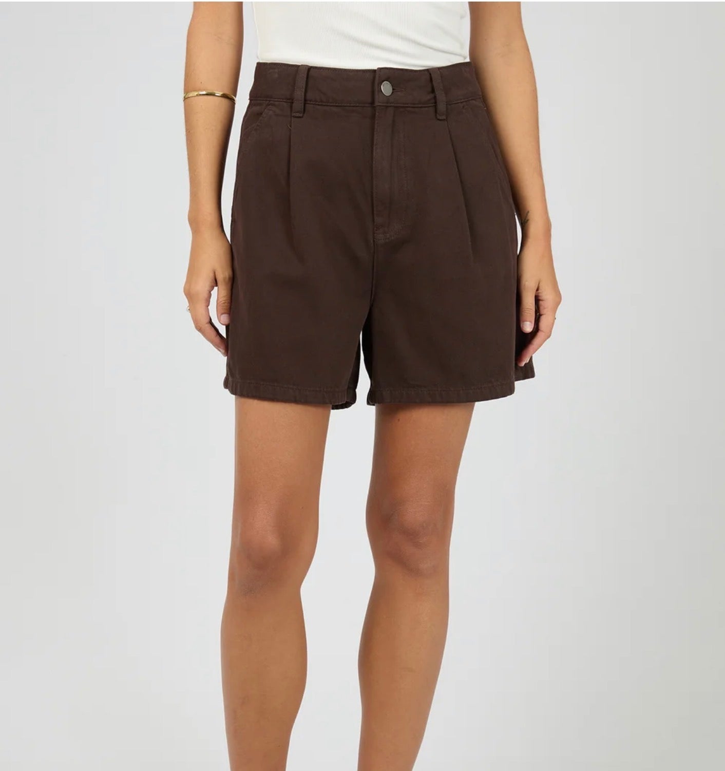 STEVIE Denim Short Brown