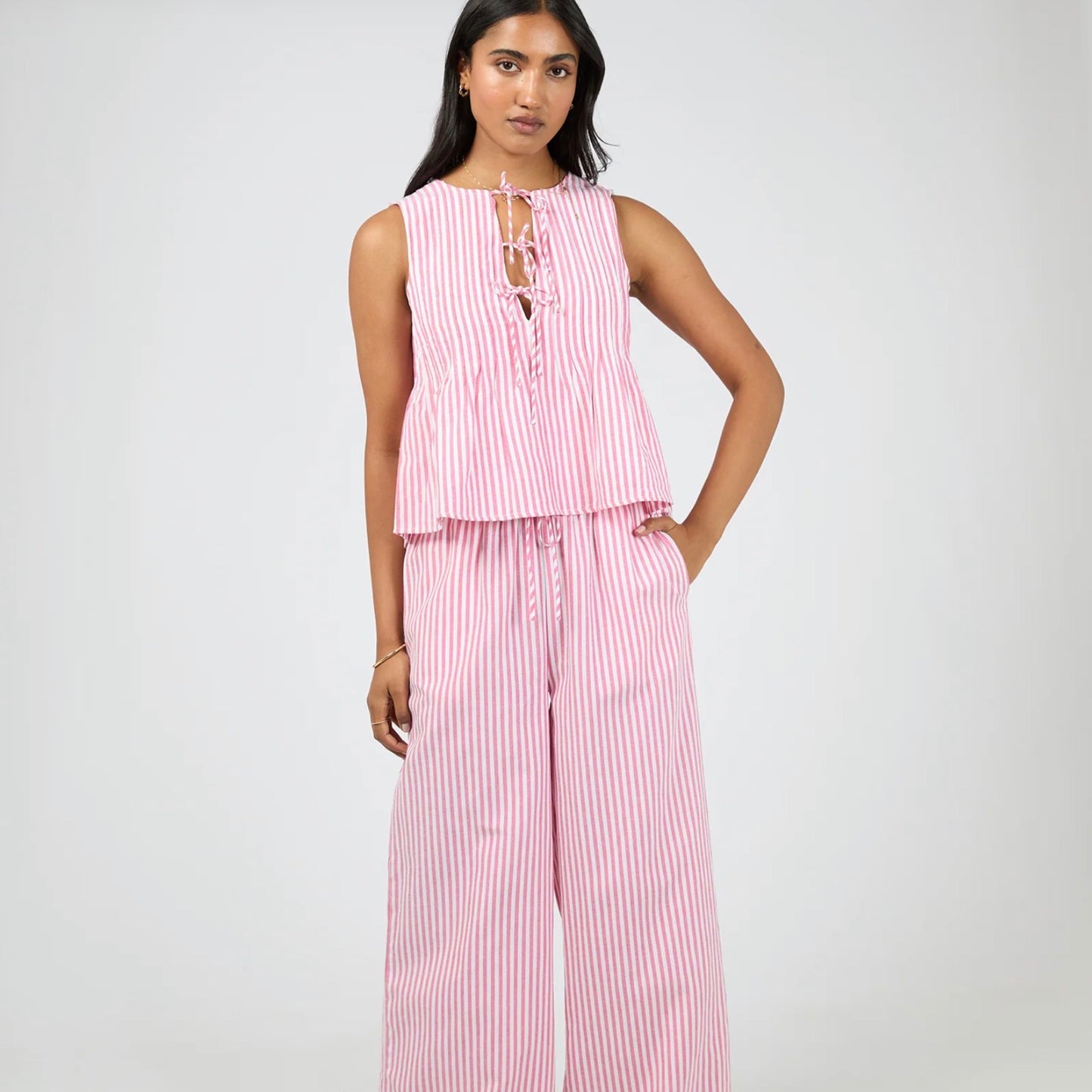 FRANCA STRIPE PANT STRIPE