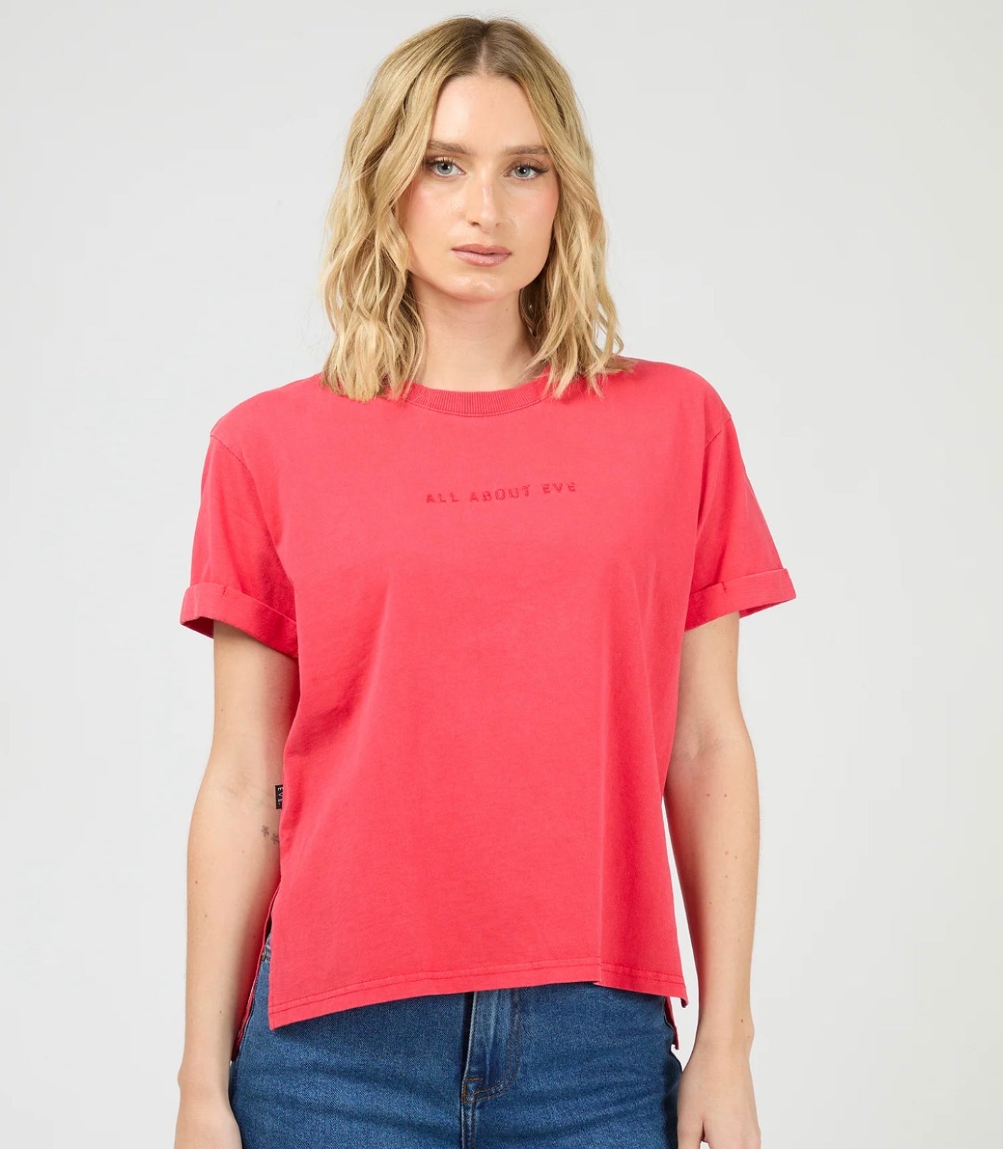 AAE WASHED TEE - RED