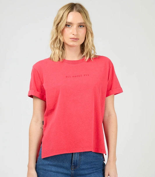AAE WASHED TEE - RED