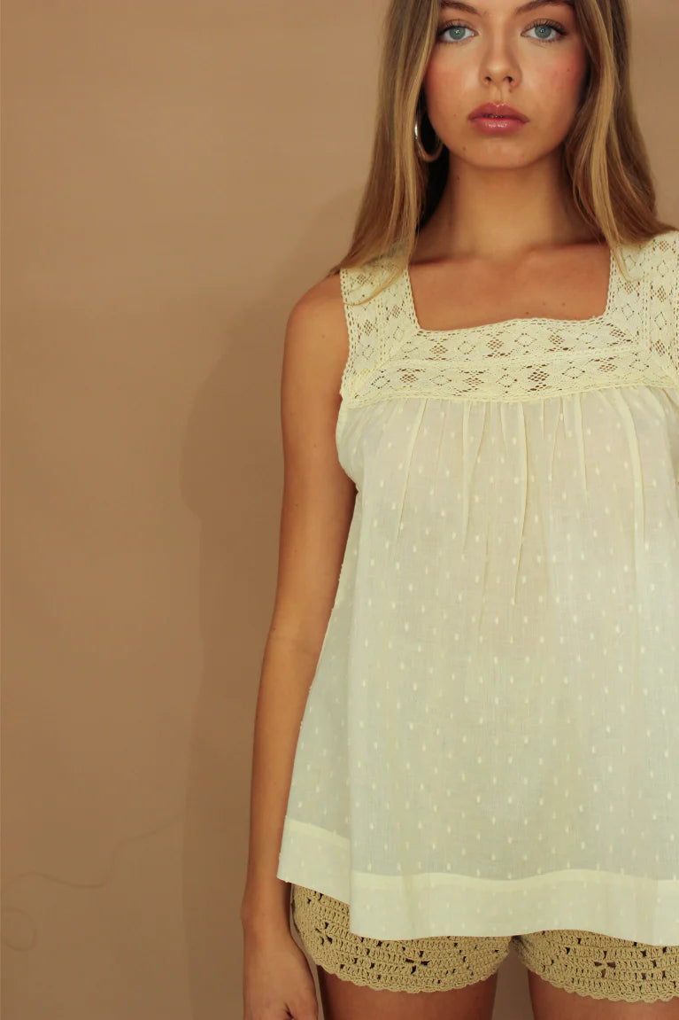 CAMILLE CAMI - CREAM
