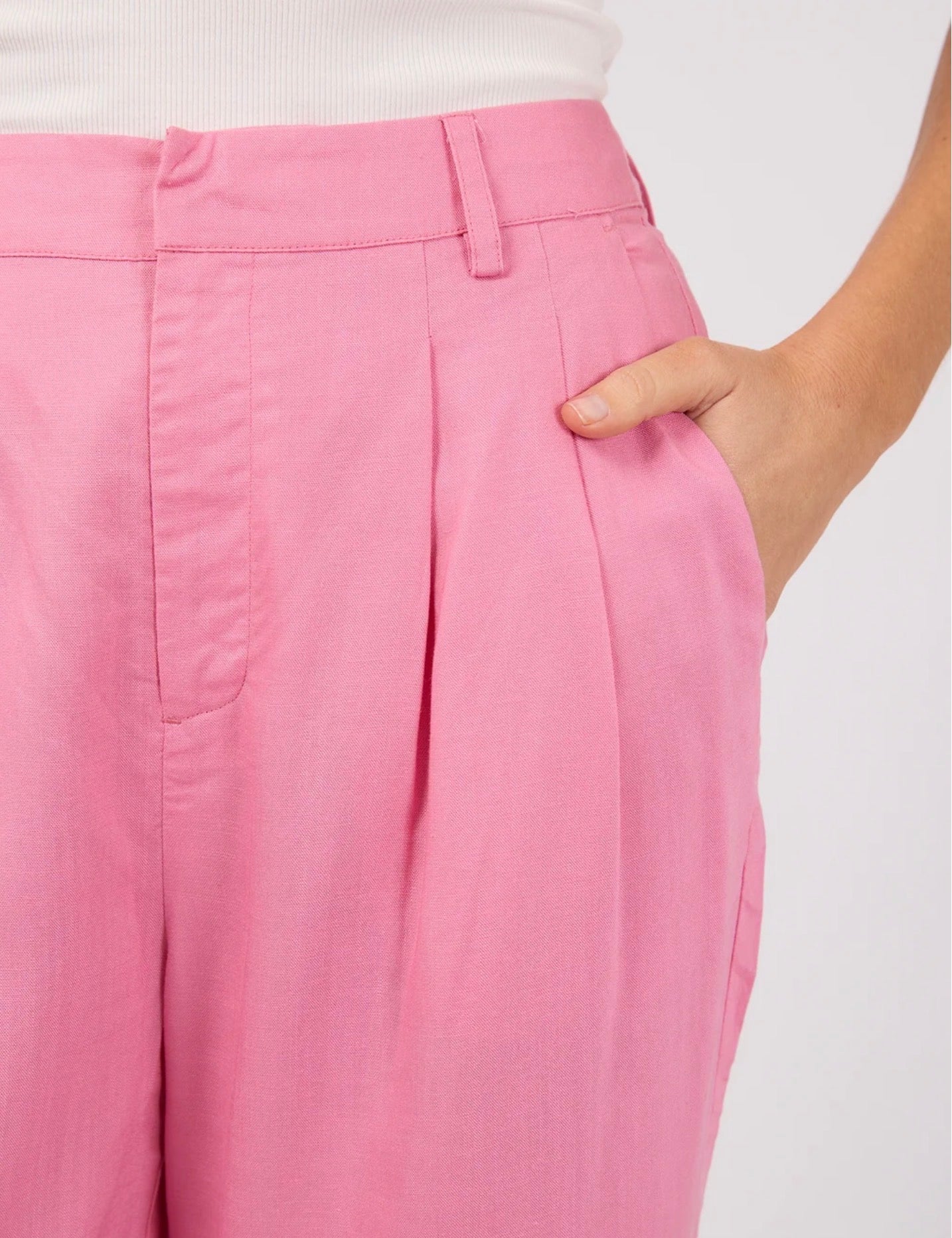 FERN LINEN PANT ORCHID