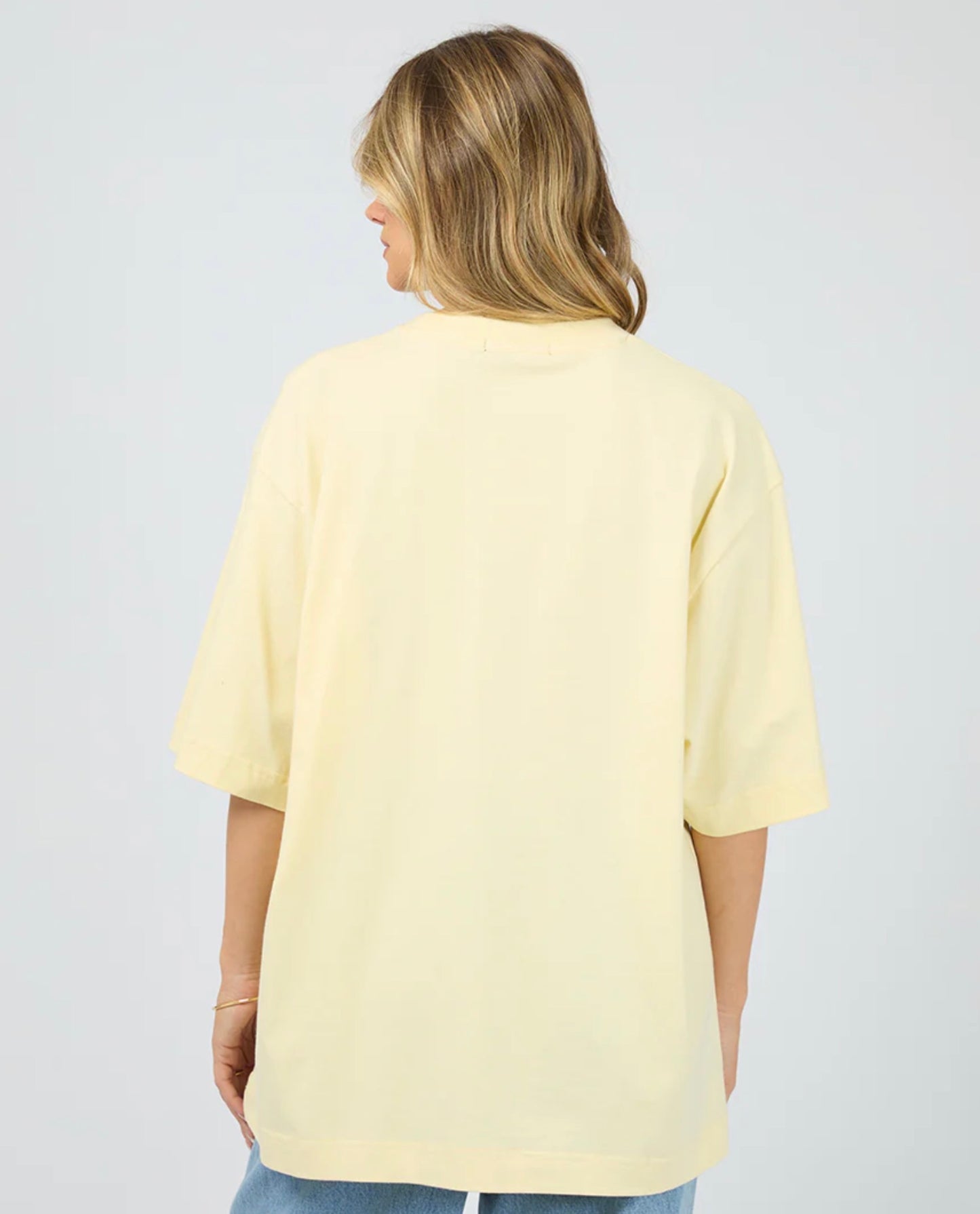 SOLEIL OVERSIZED TEE YELLOW