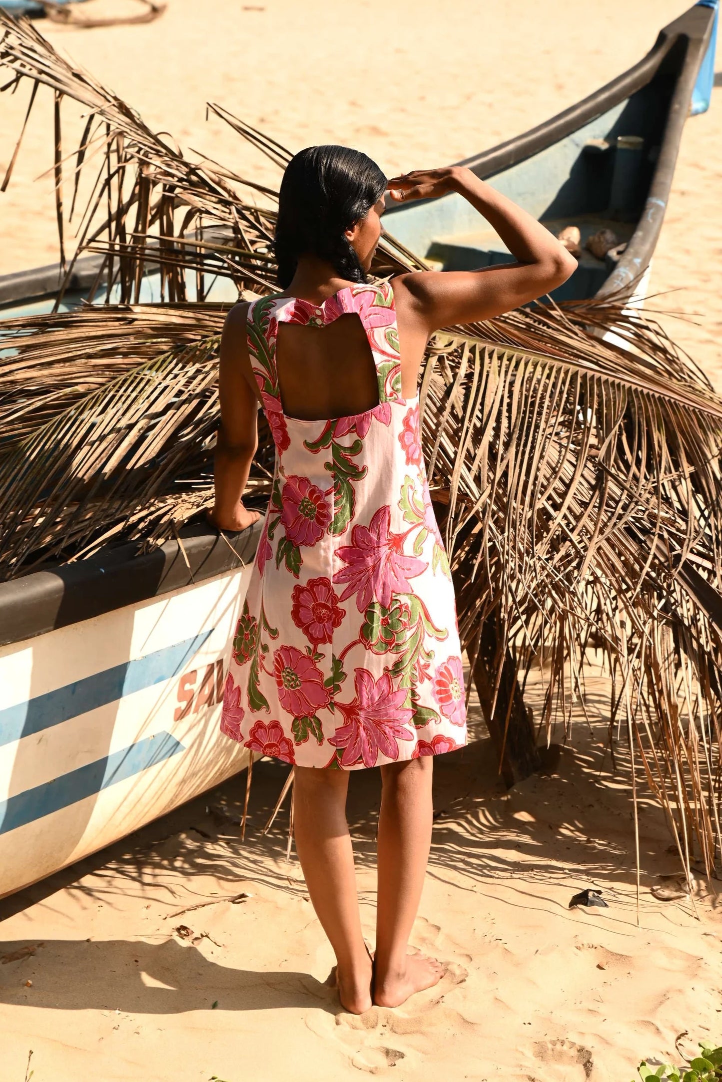 Zephyr Dress - Pink Ibiza