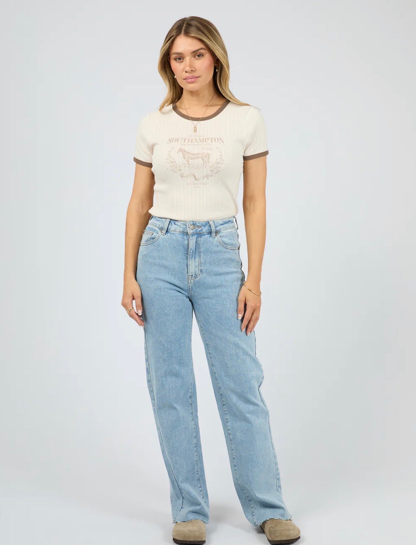 SOUTHAMPTON BABY TEE VANILLA