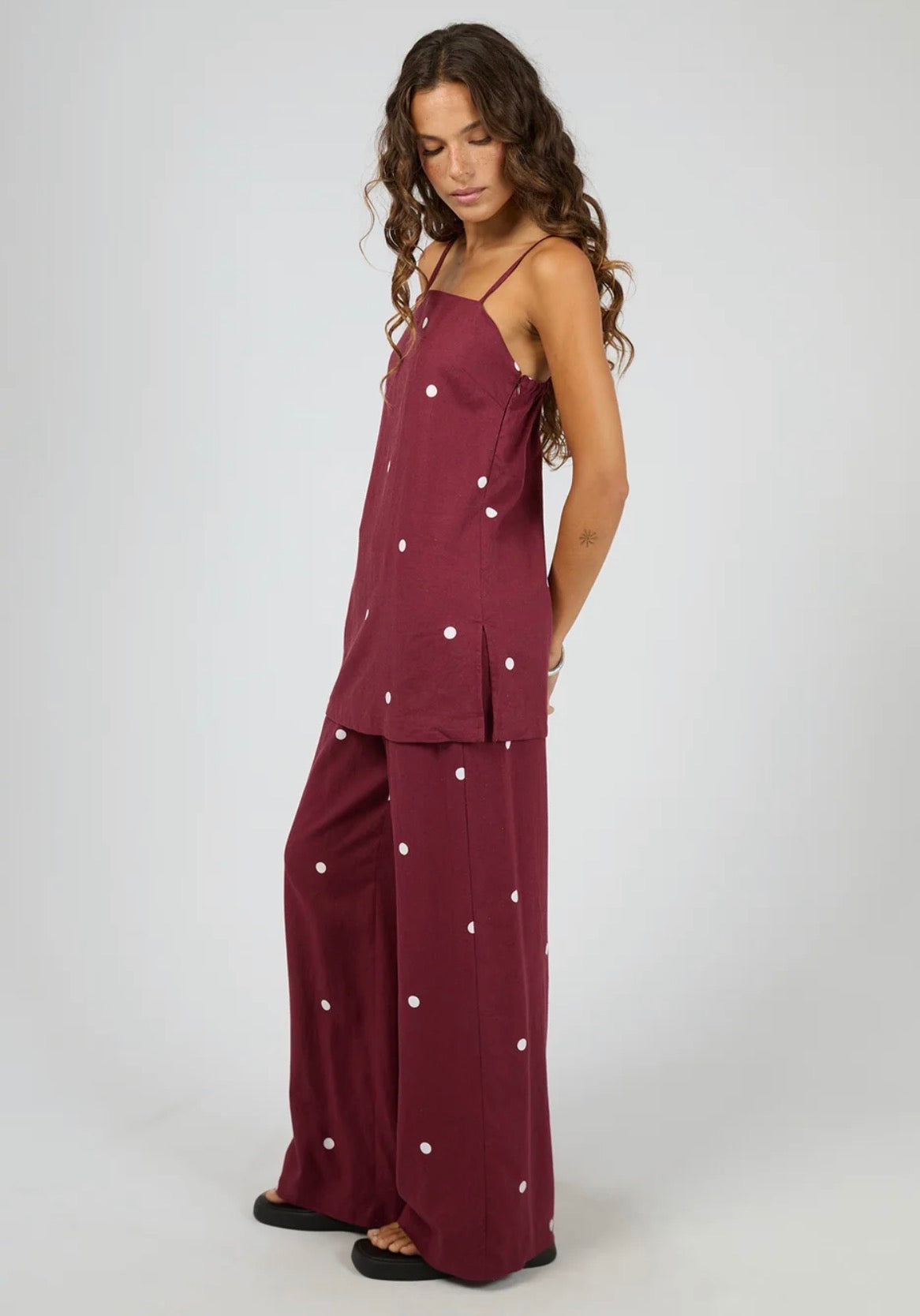 BORDEAUX TUNIC TOP CHERRY