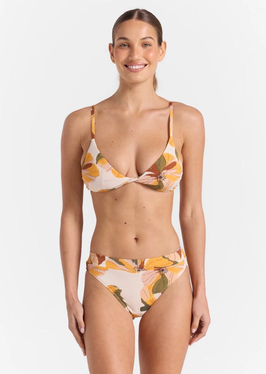 Tropics Tiki Bikini Top - Marigold