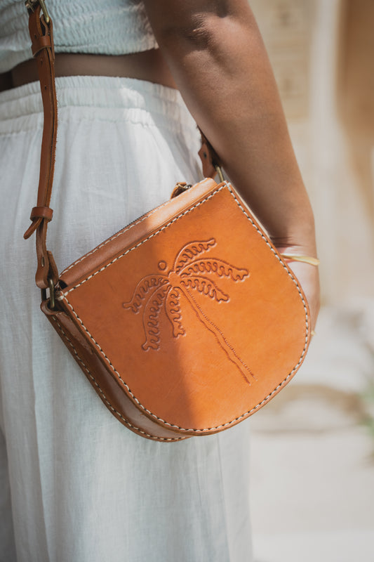 PALMS CROSSBODY - VINTAGE TAN