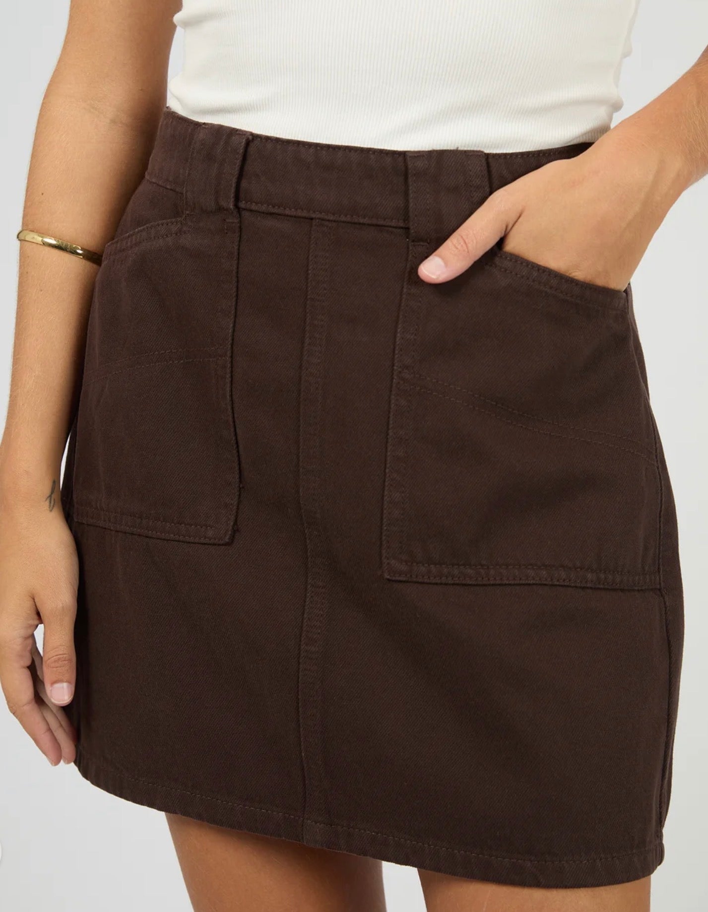 BECCA Brown Skirt