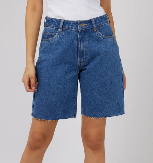 Lexie Denim Jort - Heritage Blue