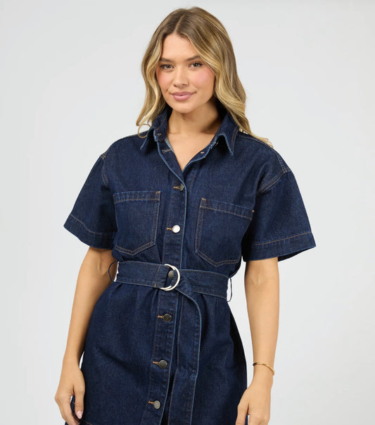 SUNNY DENIM DRESS INDIGO